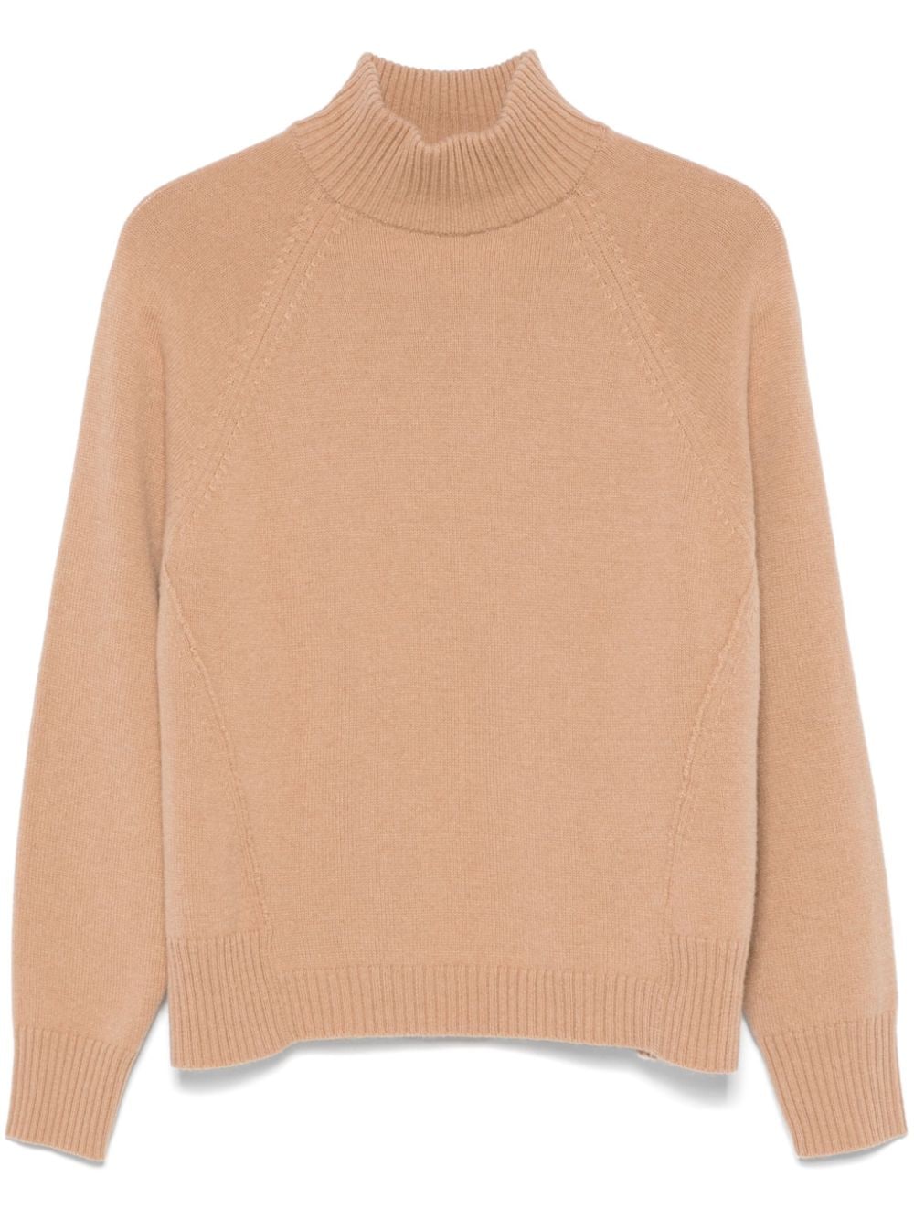 High-neck sweater - Neutrals