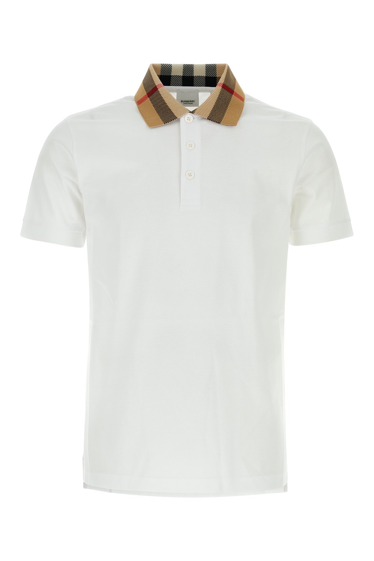 Piquet Cotton Polo Shirt — White
