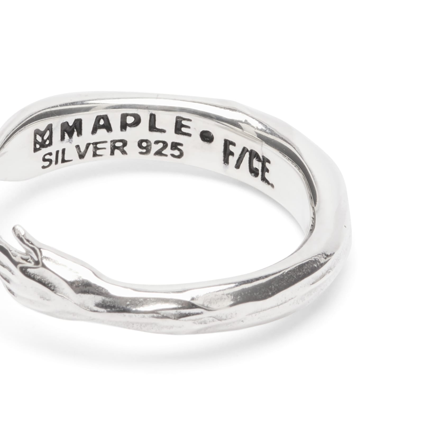 Men's x F/CE. Olive Branch Ring in Silver