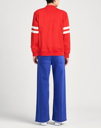 Man Sweatshirt Tomato red Size XL Cotton