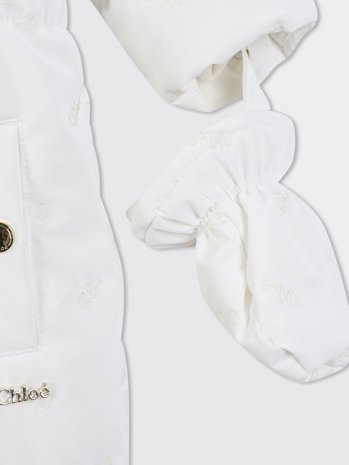 Jacket CHLOÉ Kids color White