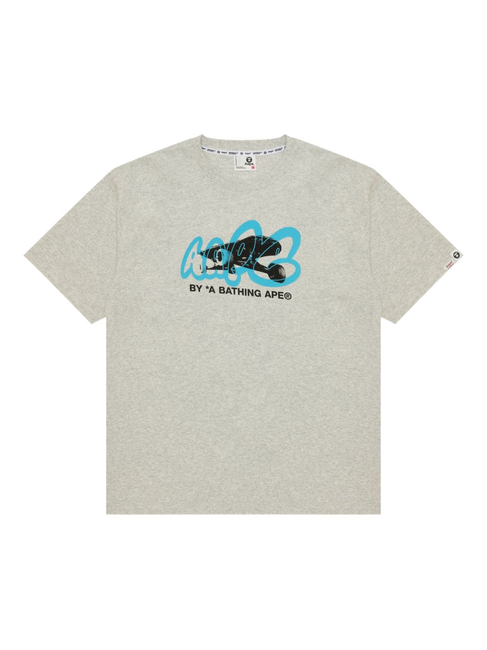AAPE BY *A BATHING APE® graphic-print T-shirt - Grey
