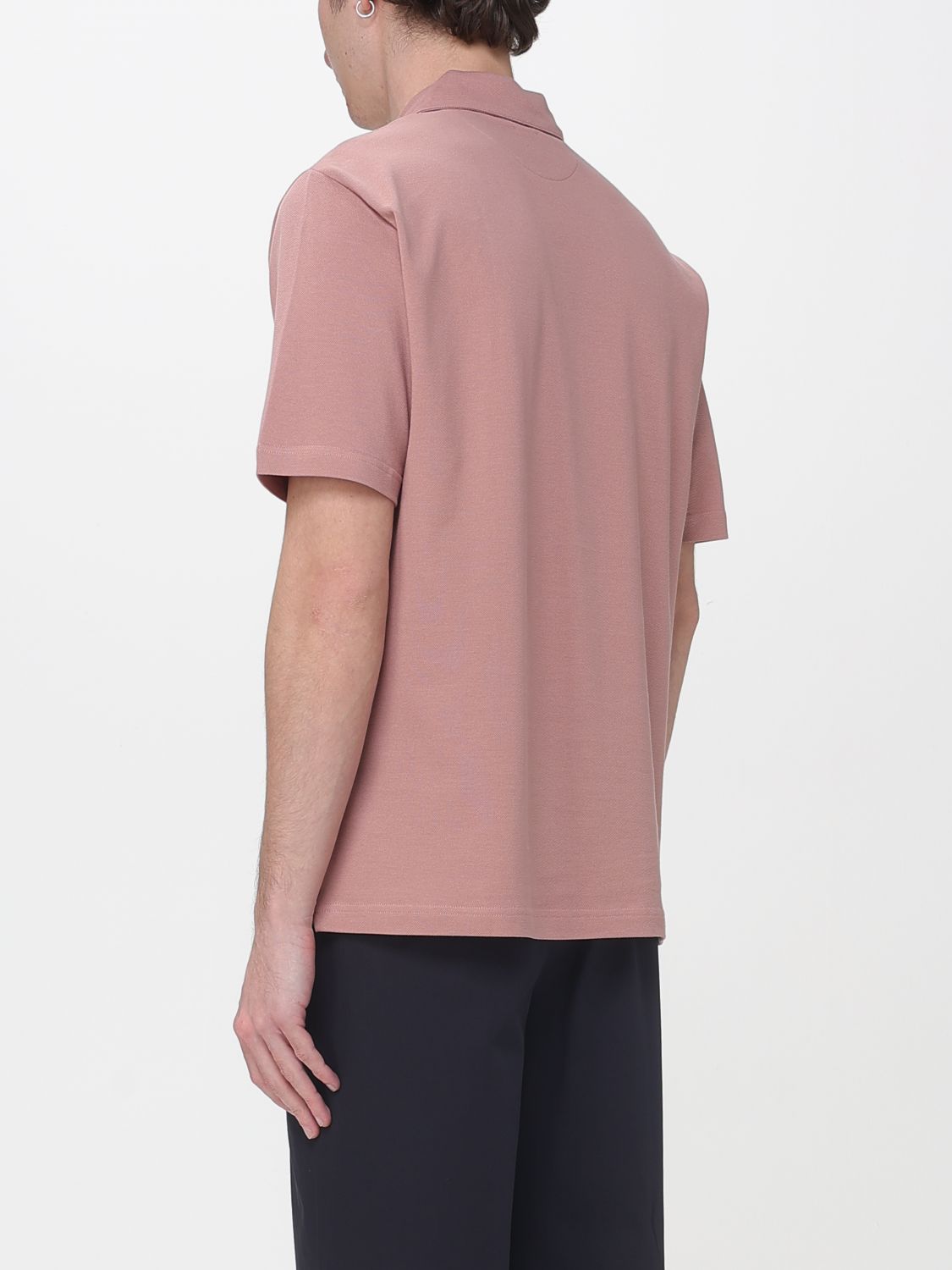Polo Shirt Men color Pink