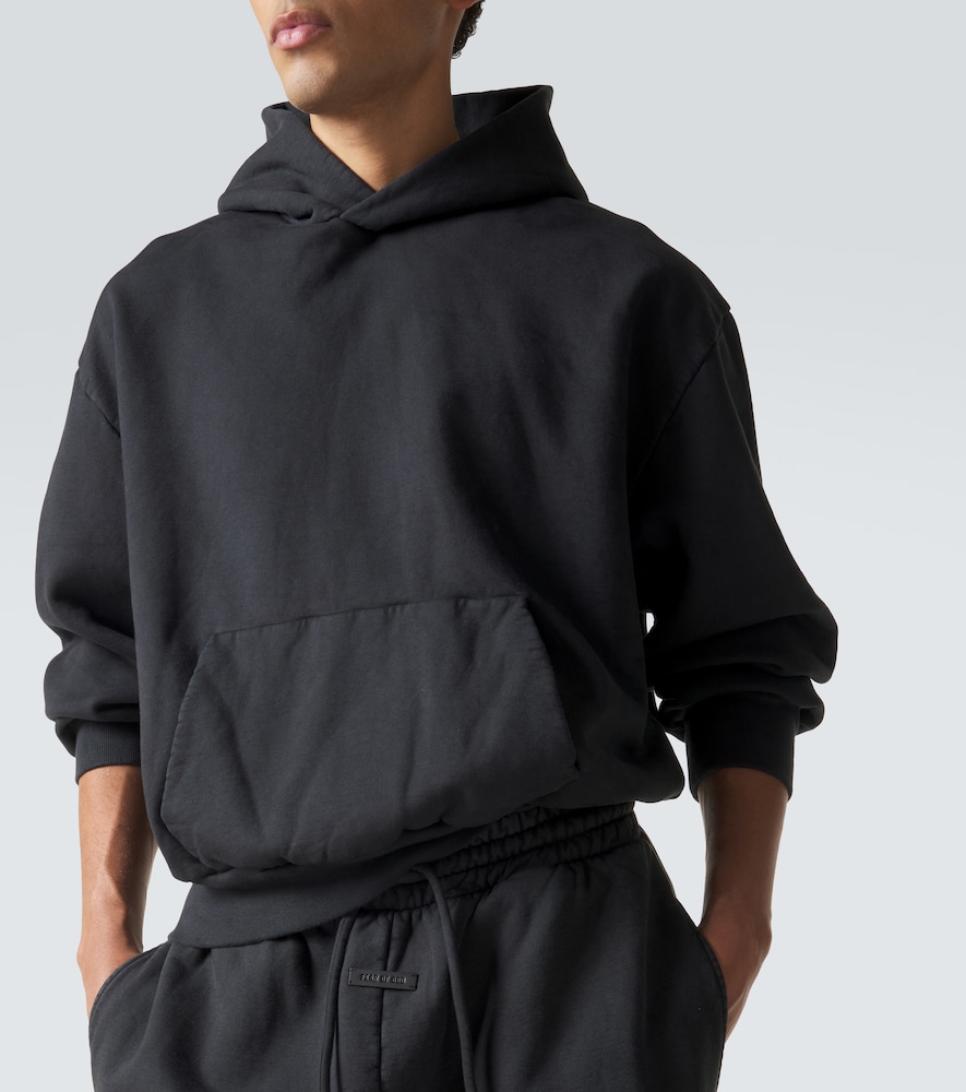 Cotton jersey hoodie