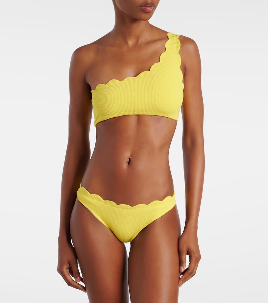 Santa Barbara scalloped bikini top