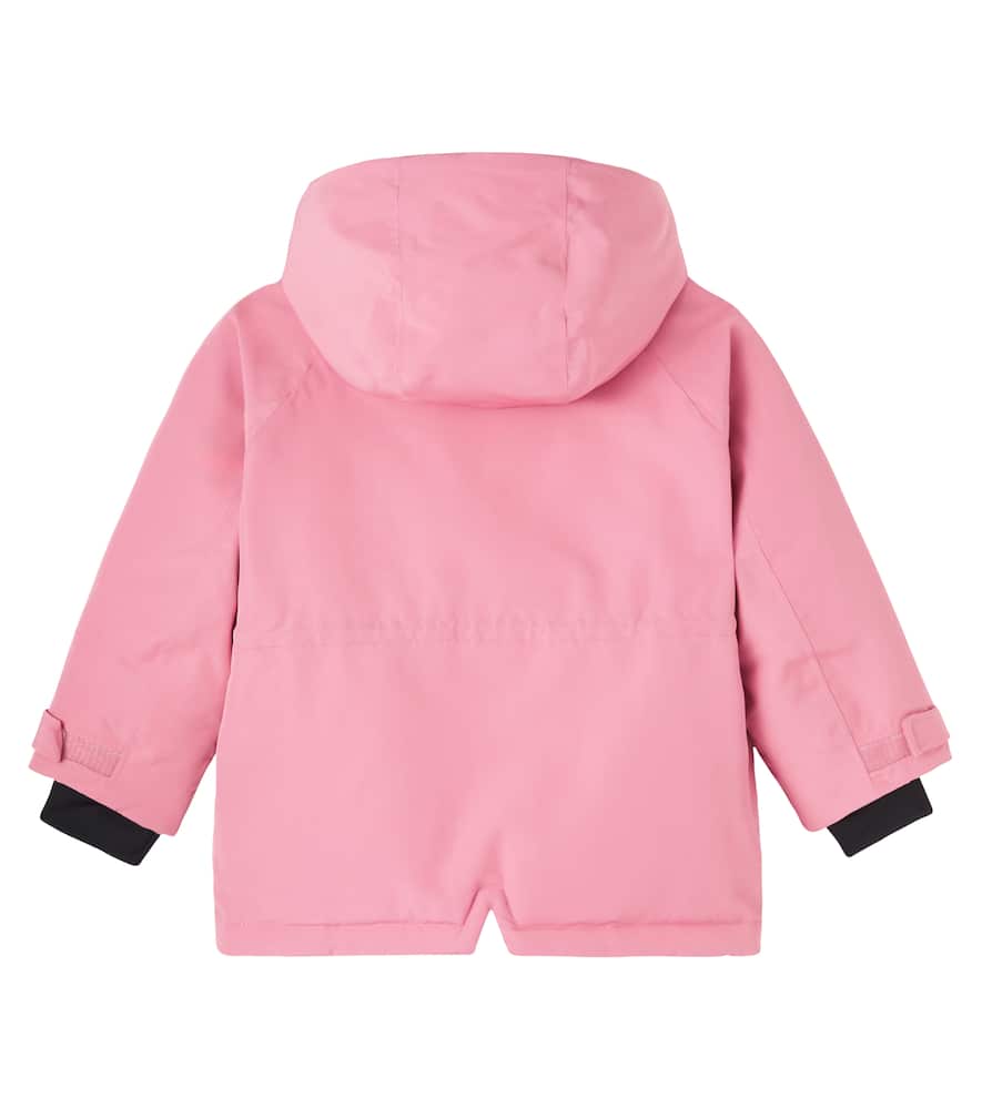 Kalle logo hooded ski jacket