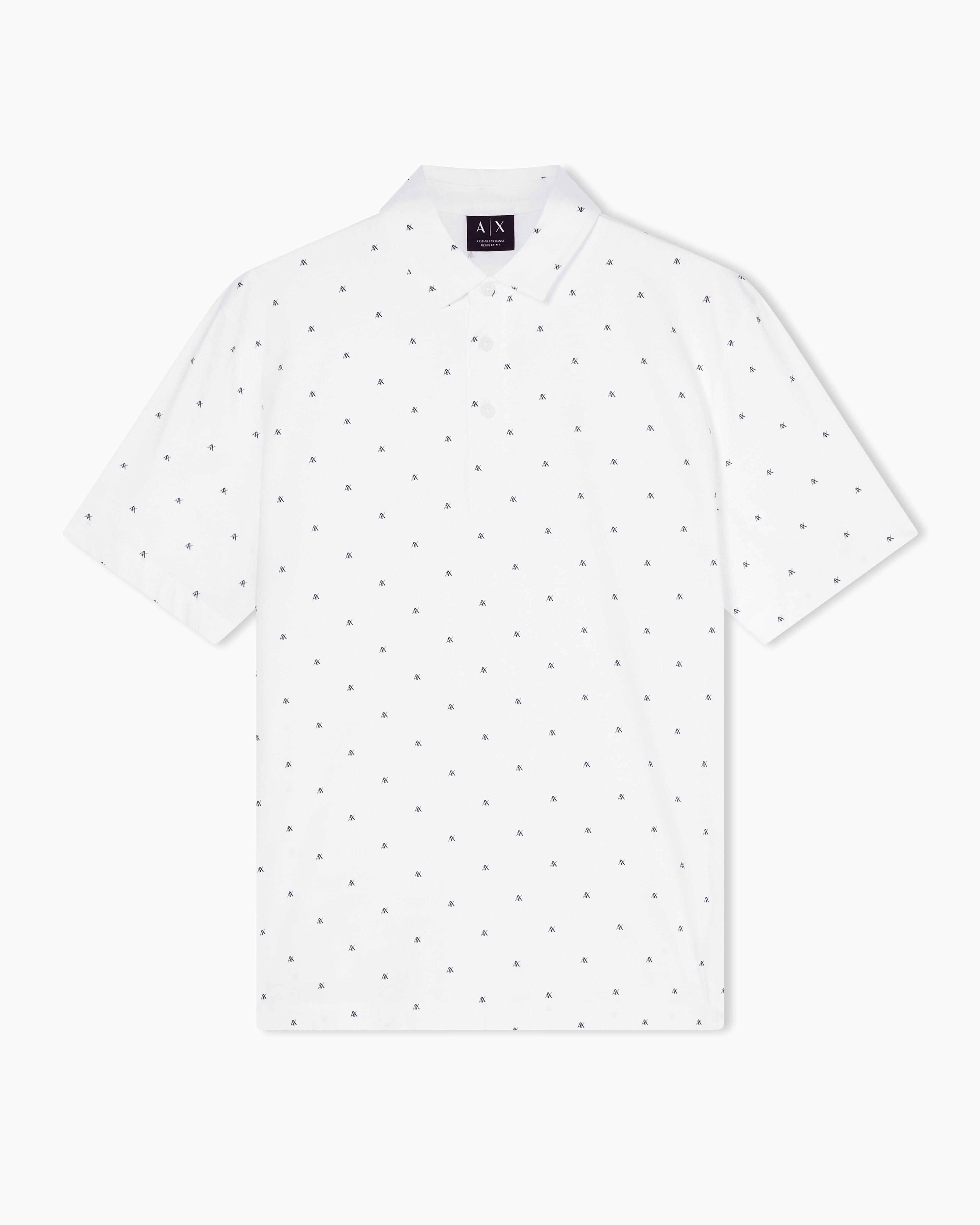 Regular fit polo shirt in cotton jersey