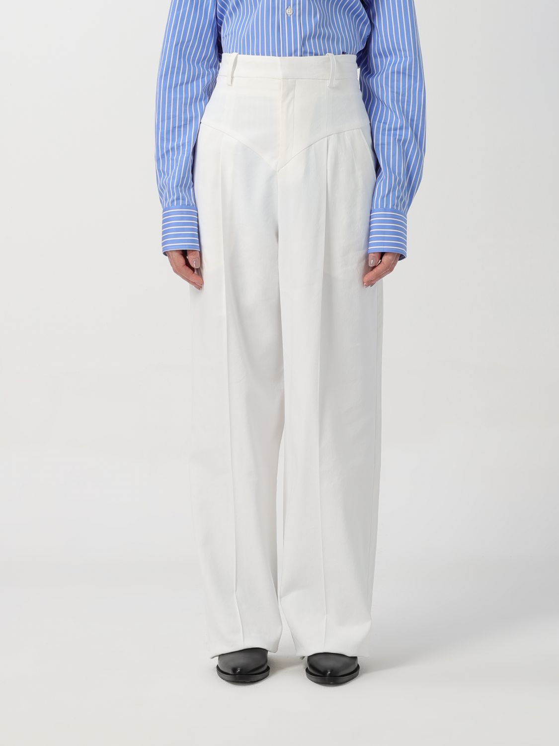 Pants Woman color White