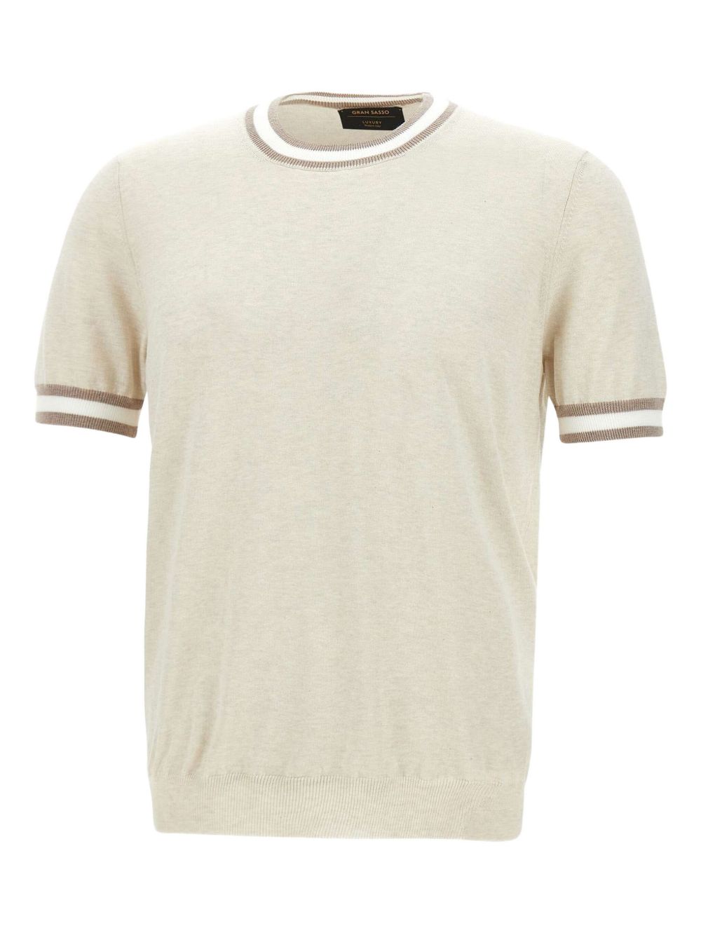 Gran Sasso cotton T-shirt - Neutrals