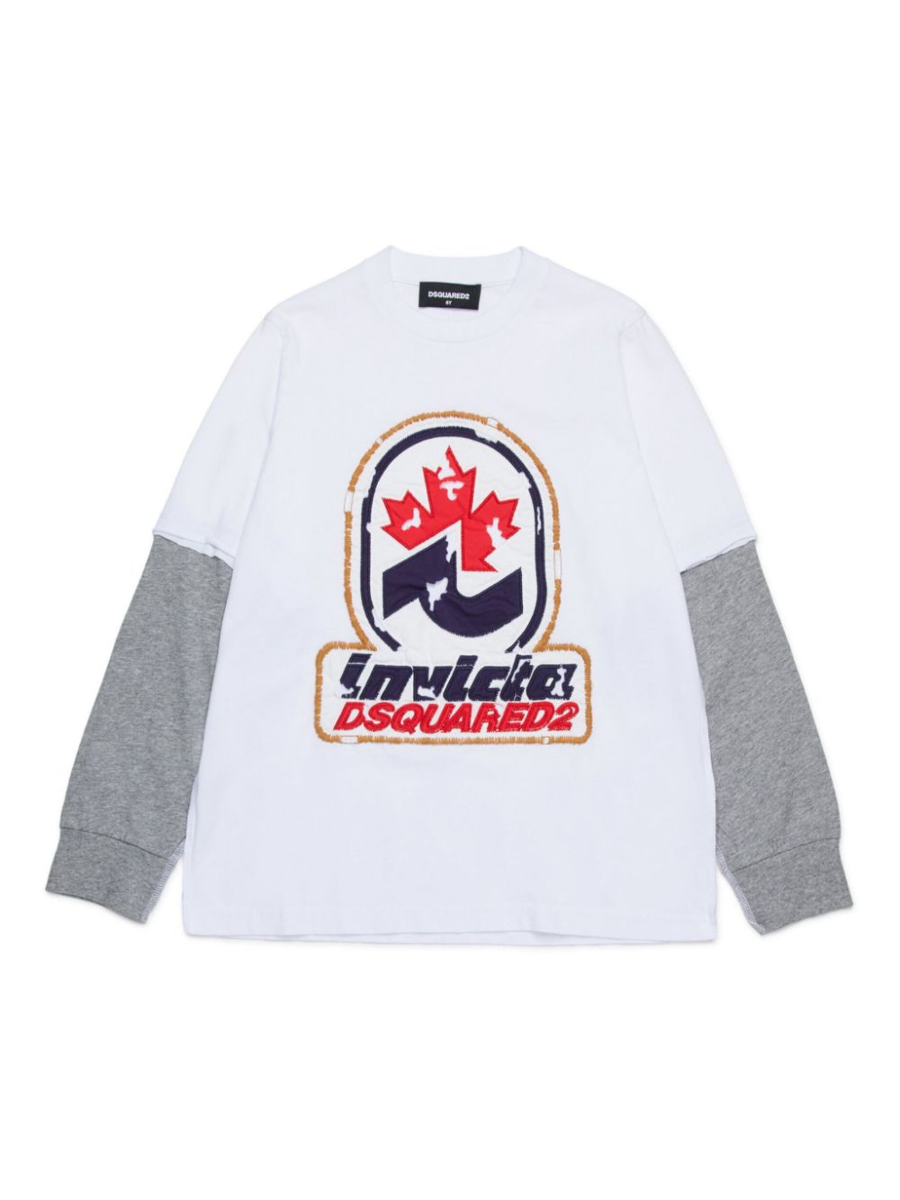 Double-sleeves T-shirt - White