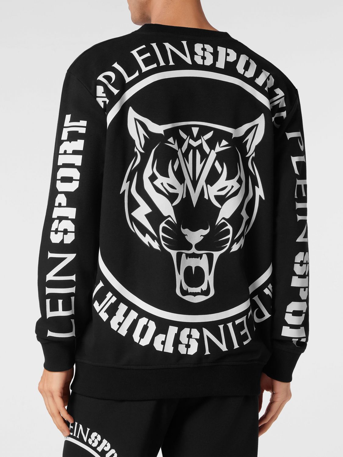 Carbon Tiger print sweatshirt - Black