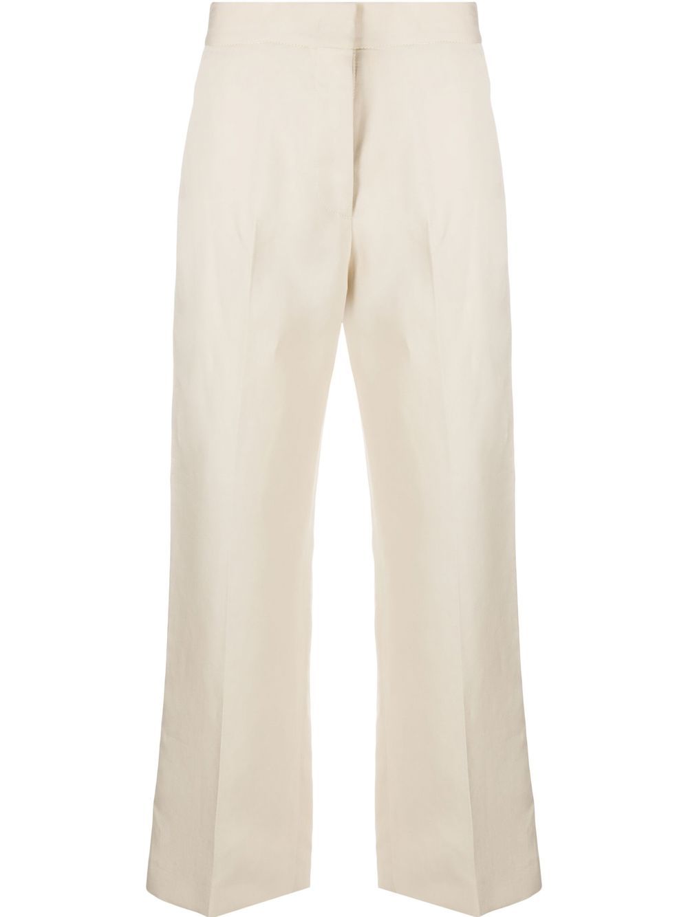 Cropped tailored trousers