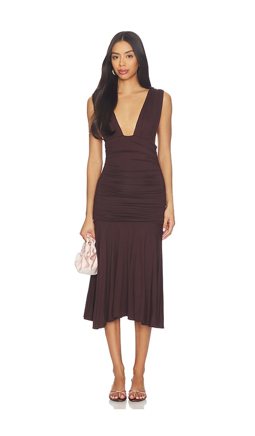 Amelie Teje Lina Midi in Chocolate. - S also in XS