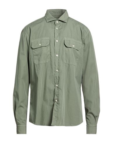 Man Shirt Khaki Size 15 ¾ Cotton