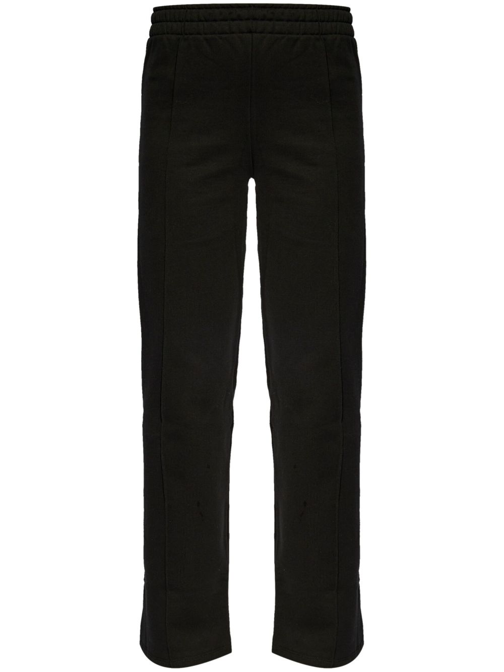 Logo-print cotton joggers - Black