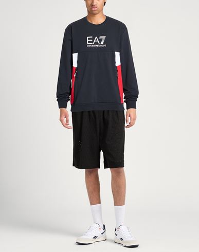 Man Sweatshirt Midnight blue Size XL Cotton, Polyester, Elastane