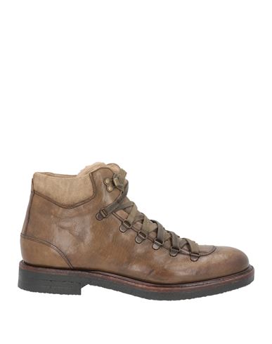 Man Ankle boots Khaki Size 10 Leather
