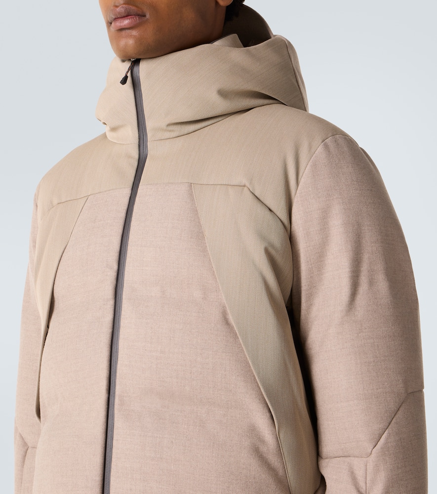 Nordend wool-blend down jacket