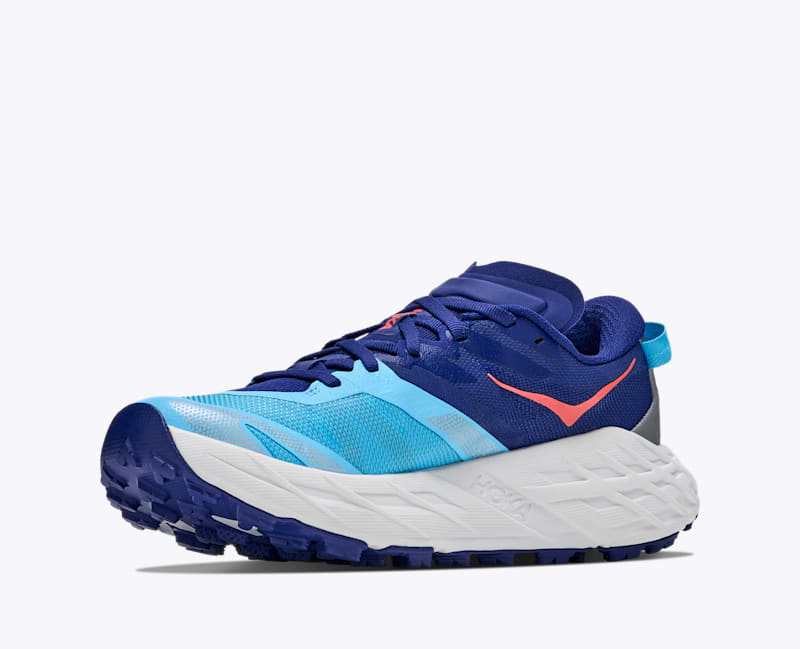 HOKA Women's Speedgoat 7 Shoes in Blueberry/Cosmic Grey
