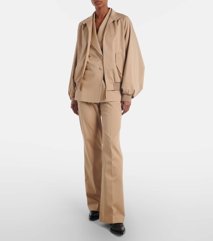 Vesta cotton flared pants