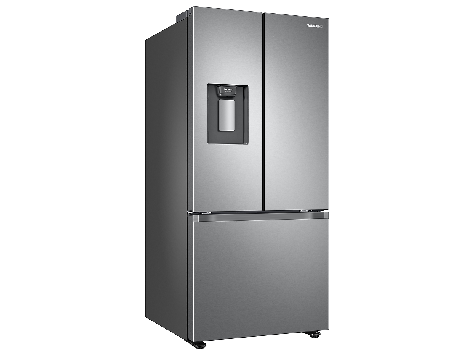 22 cu. ft. Smart 3-Door French Door Refrigerator with External Water Dispenser in Silver(RF22A4221SR/AA)