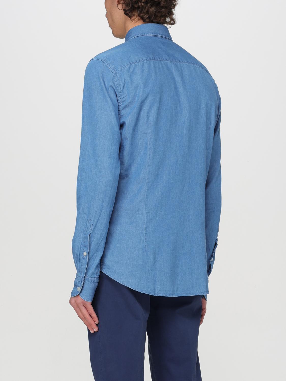 Shirt Men color Sky Blue