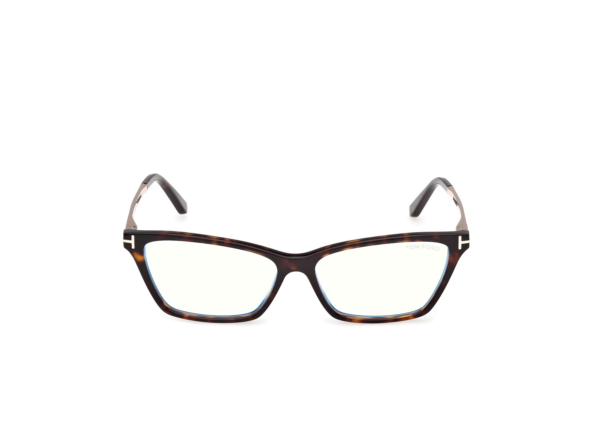 TOM FORD Woman TOM FORD FT6135-B 052 Optical frames Acetate Havana Butterfly Norma