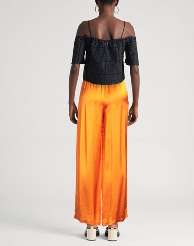 Pomandère Woman Pants Orange Size 10 Viscose