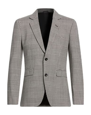Man Blazer Off white Size 38 Virgin Wool, Elastane