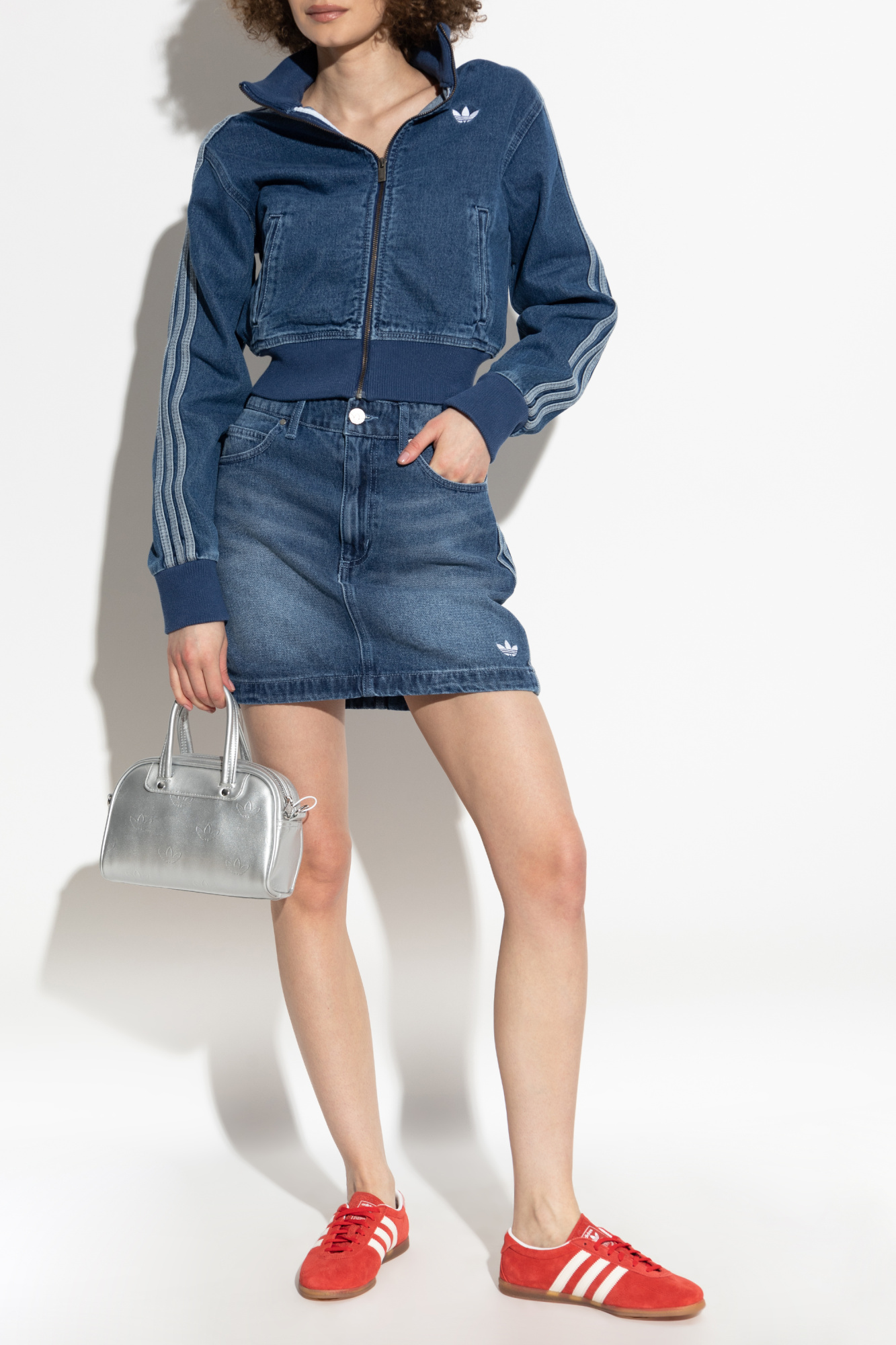Denim Skirt, Women's, Navy Blue