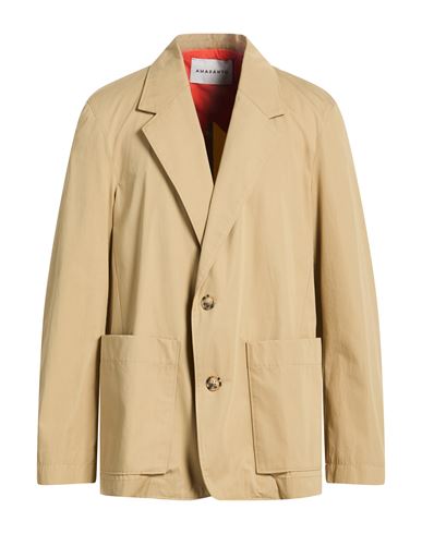 Man Blazer Sand Size 36 Cotton
