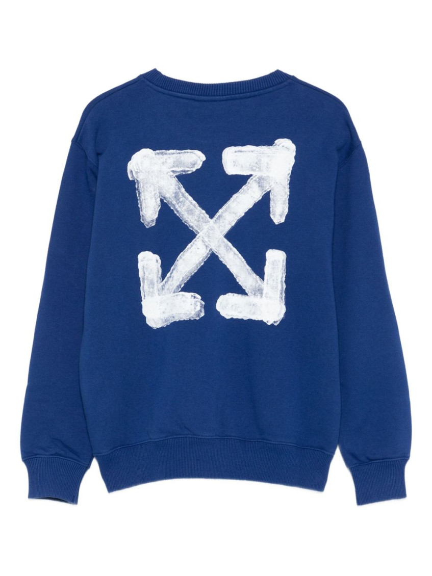 Off White Sweaters Blue