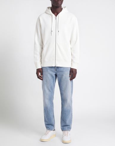 Man Sweatshirt White Size XXL Cotton