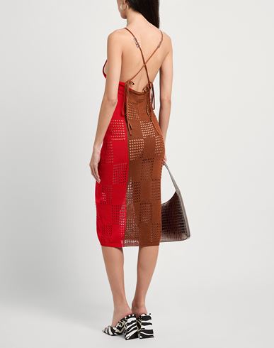 Woman Midi dress Brown