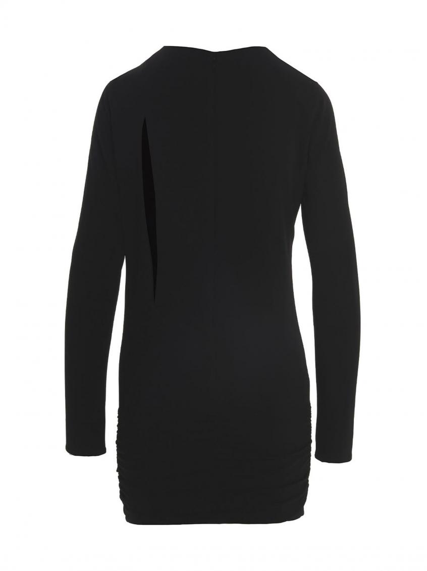 Cut-out Long Sleeved Mini Dress