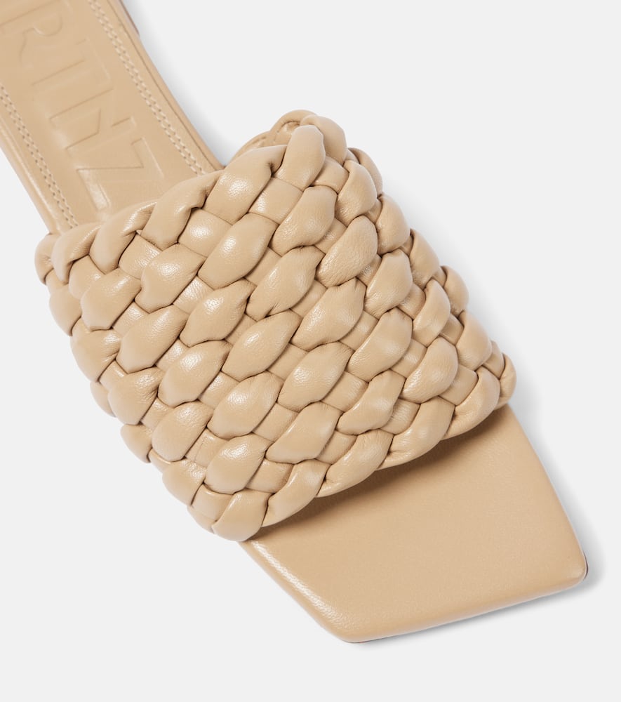 Aster woven leather slides