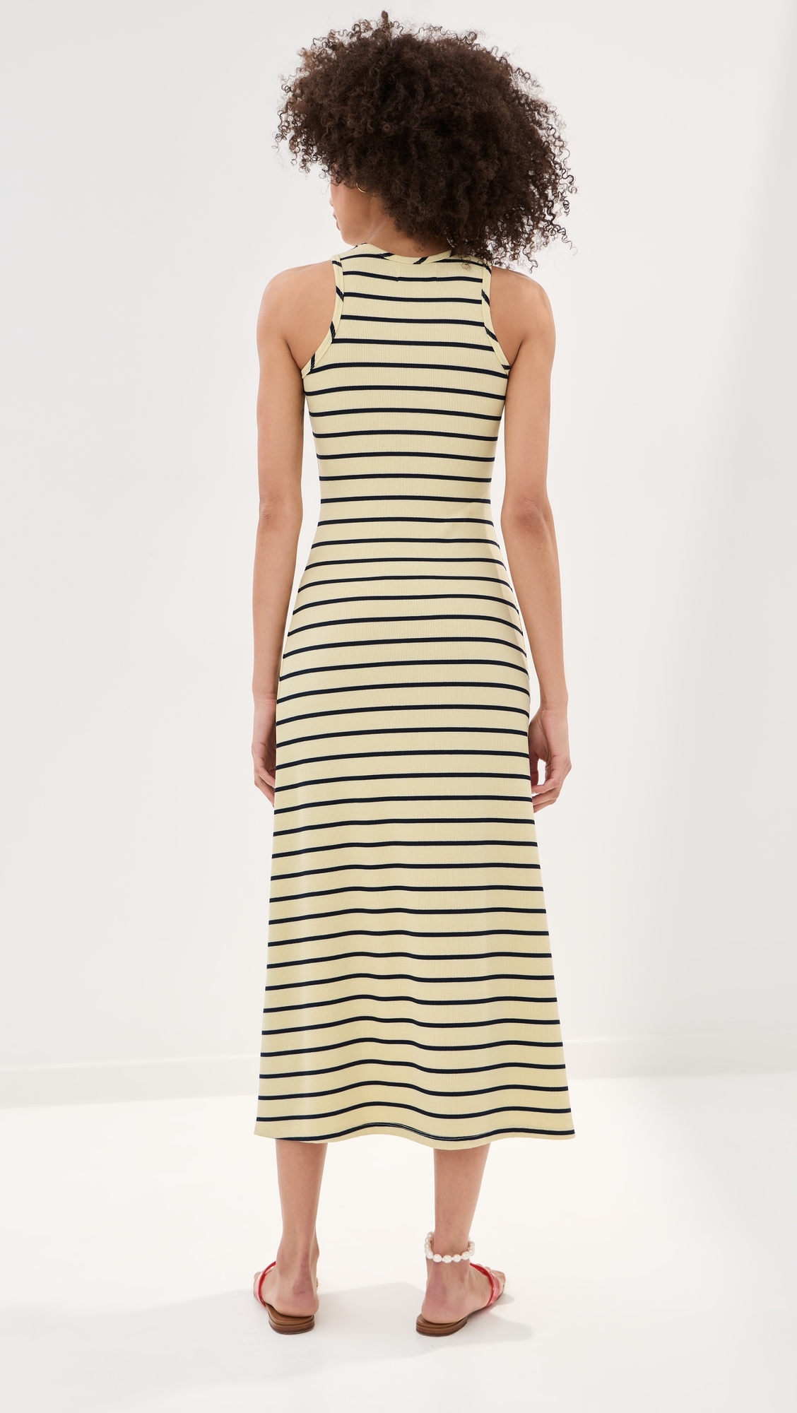 Sloane Dress Yellow/Blue