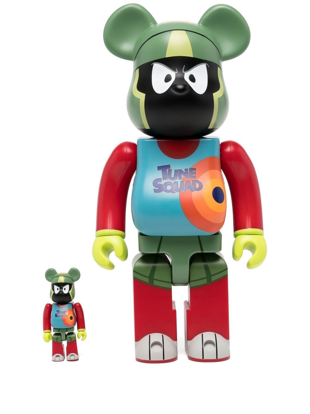 X Space Jam Marvin The Martian BE@RBRICK 100% + 400% figure set - Multicolour