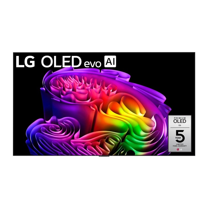 " Class OLED evo AI G6 4K Smart TV 2026 with Supplied Flush Wall Mount
