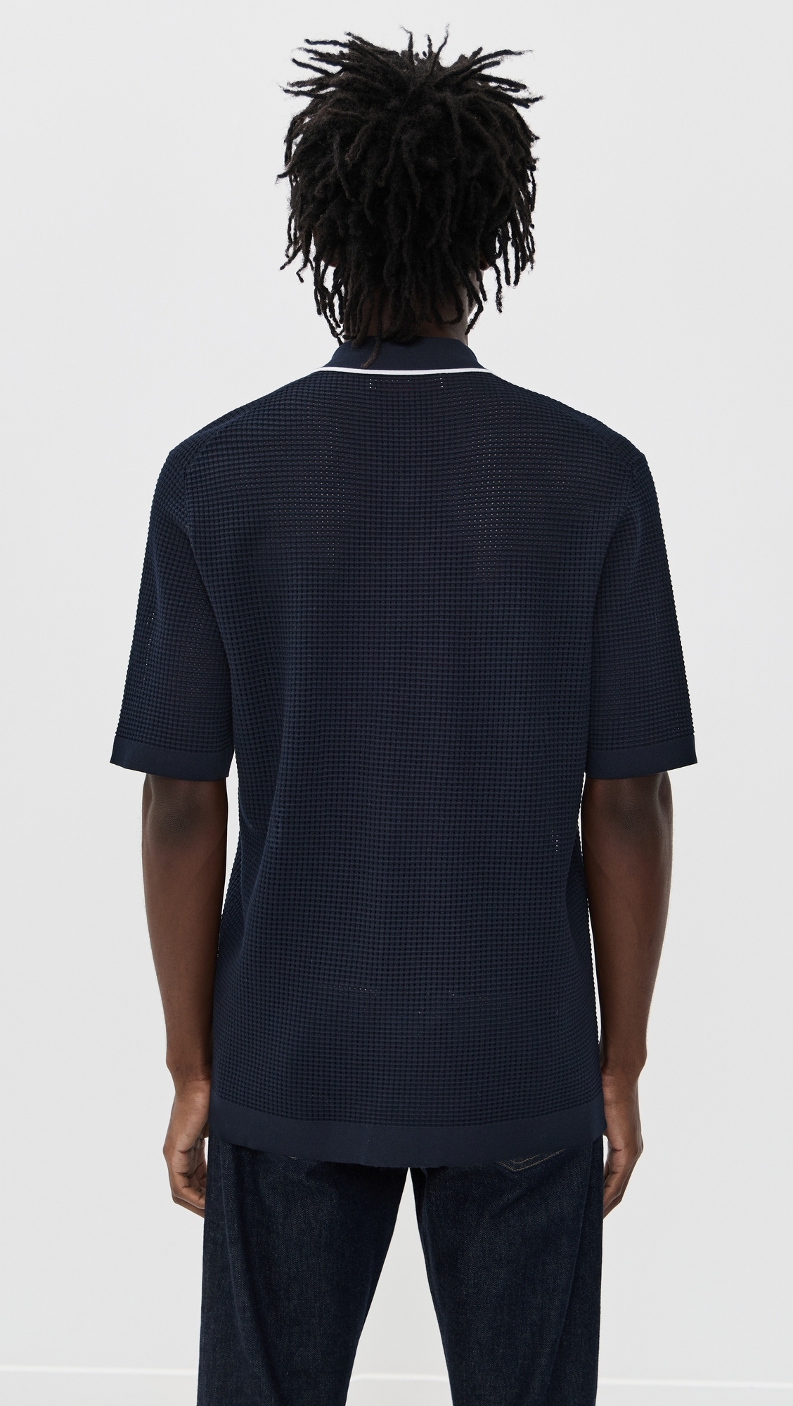 Roddy Button-Thru Shirt Night Iris/Cloud