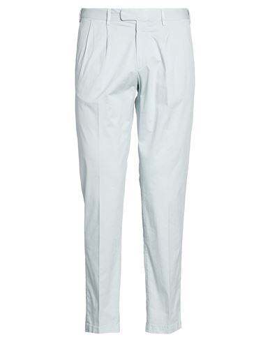 Man Pants Sky blue Size 32 Cotton, Elastane
