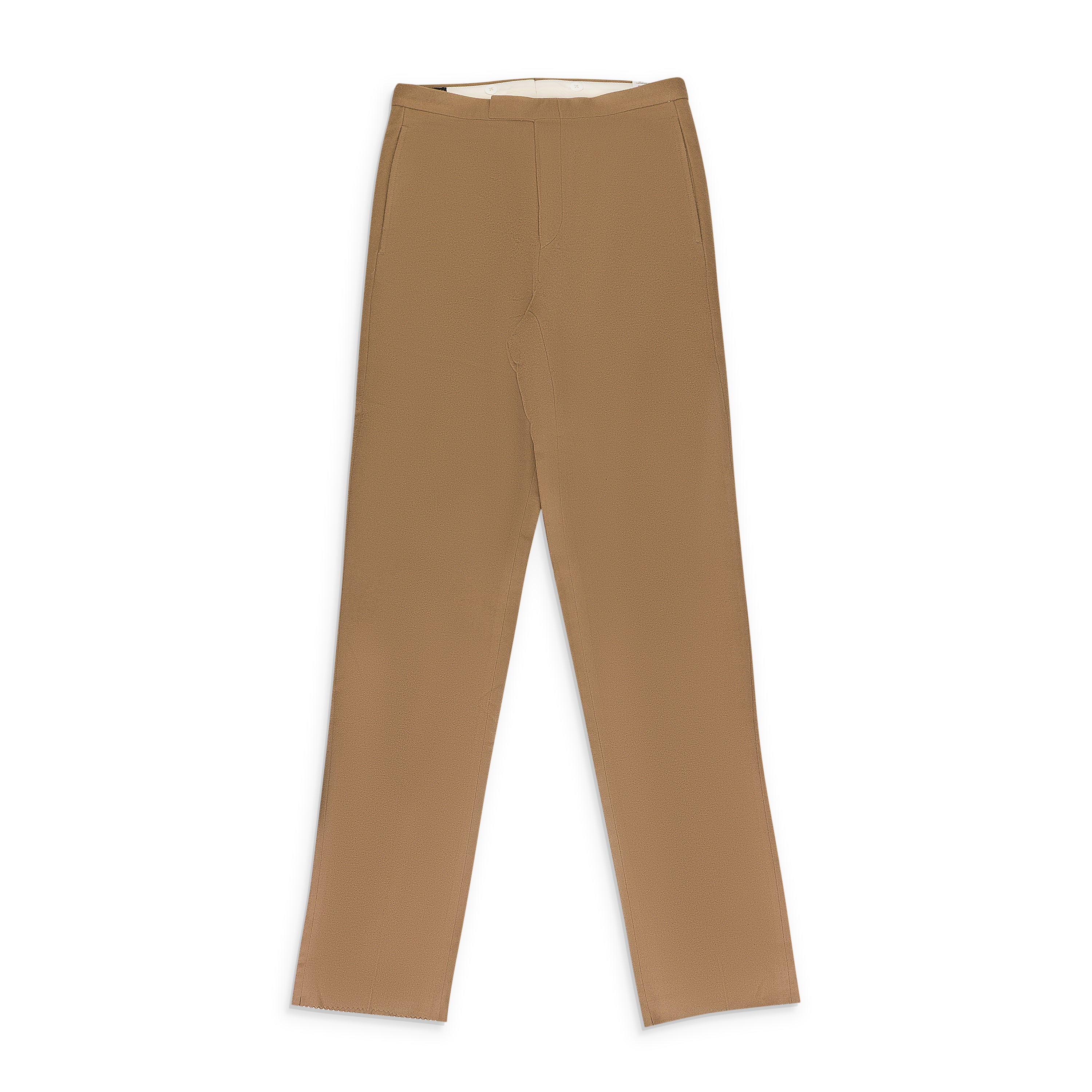 BEIGE CAMEL SUIT PANTS