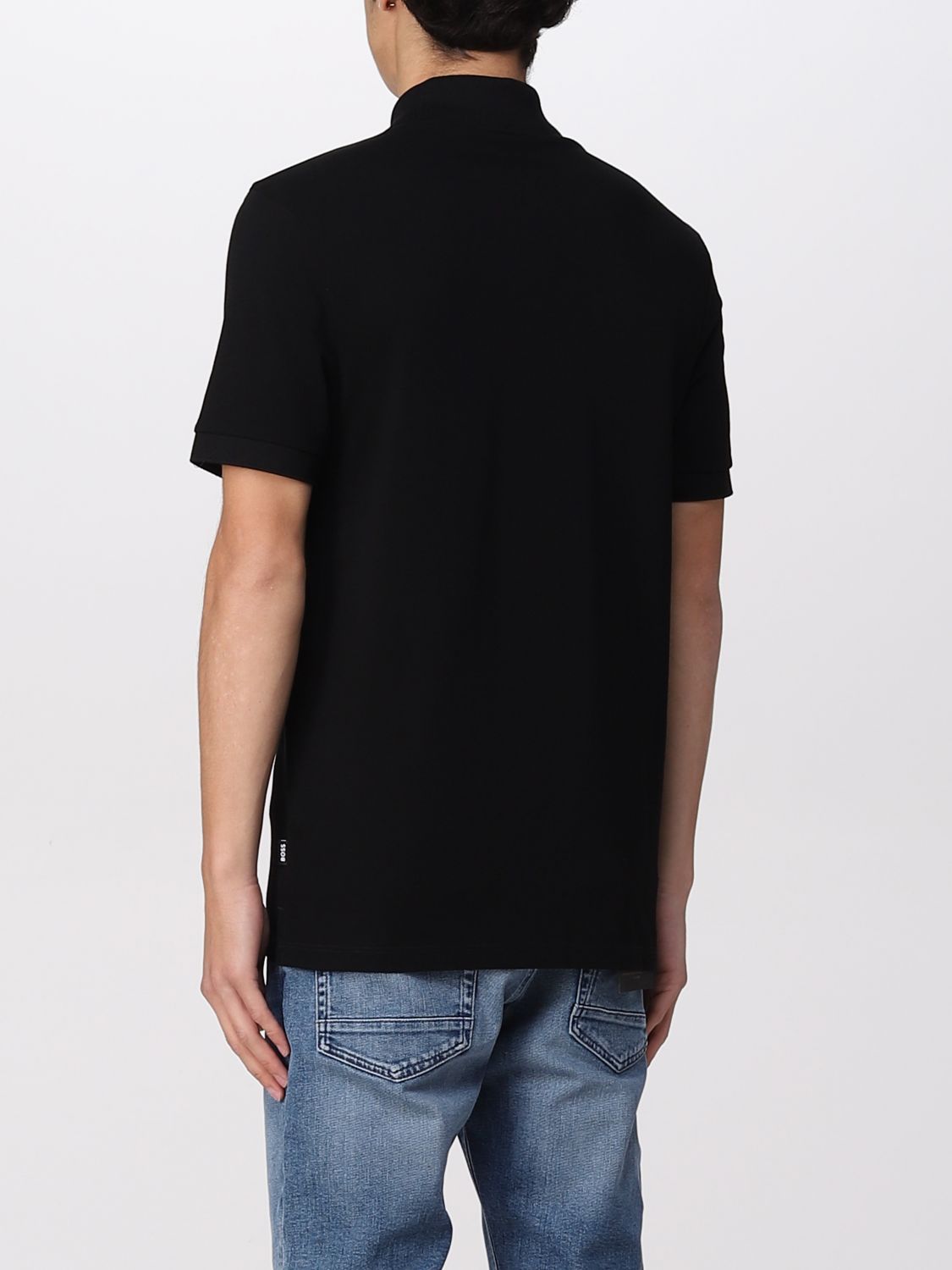 Polo Shirt Men colour Black