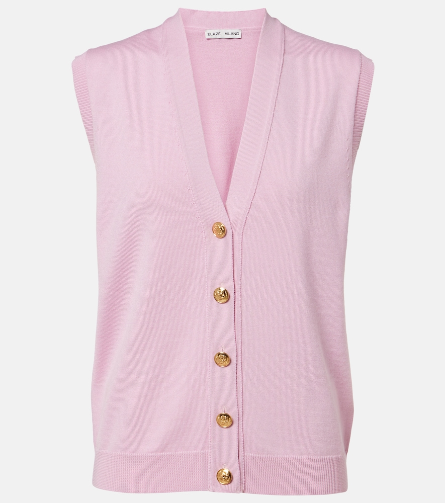 Blazé Milano Sebright wool, silk, and cashmere vest