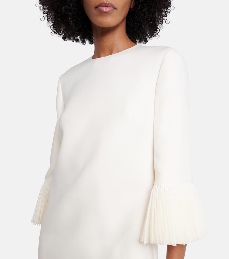 Wool and silk minidress