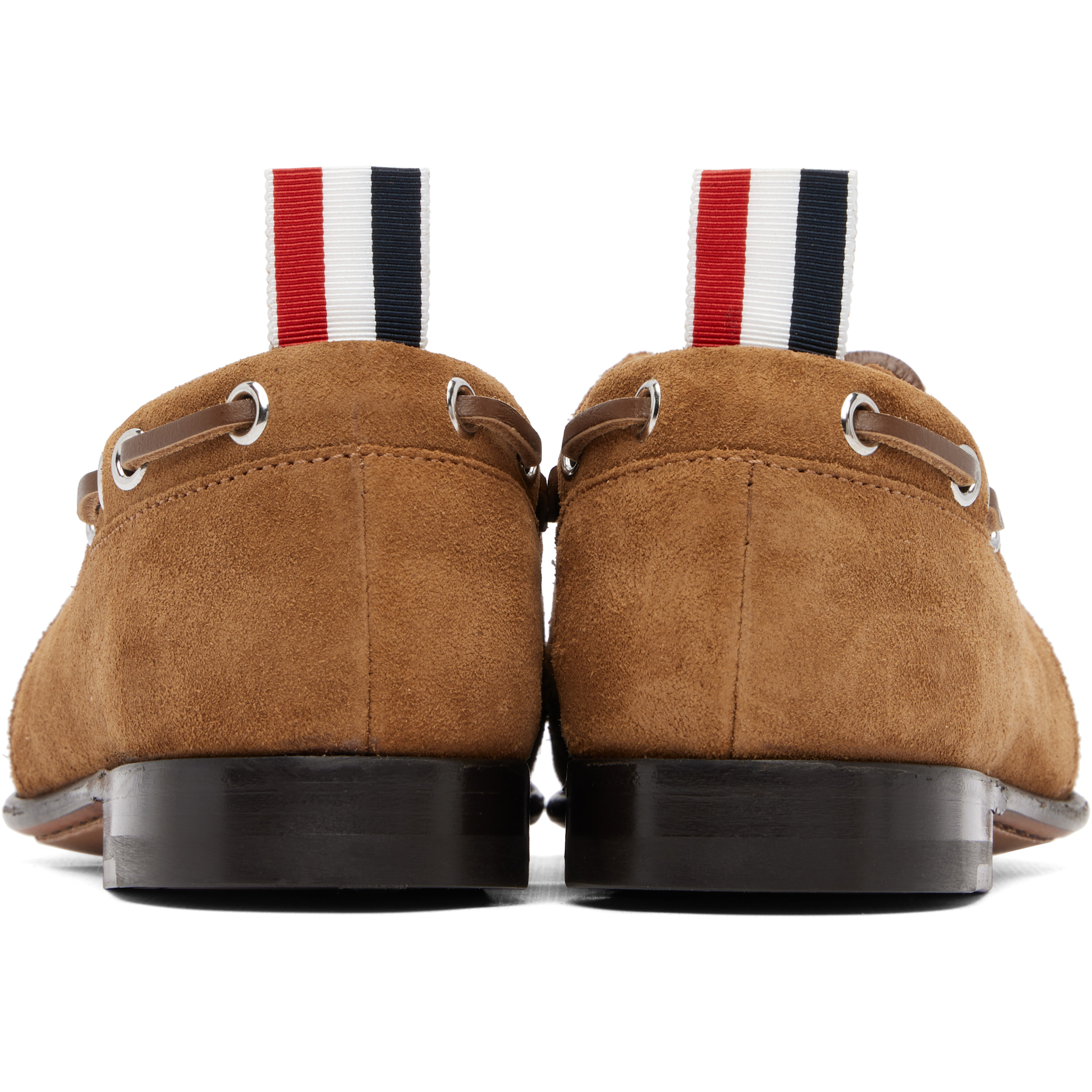 Tan Suede Flex Leather Sole Boat Shoes