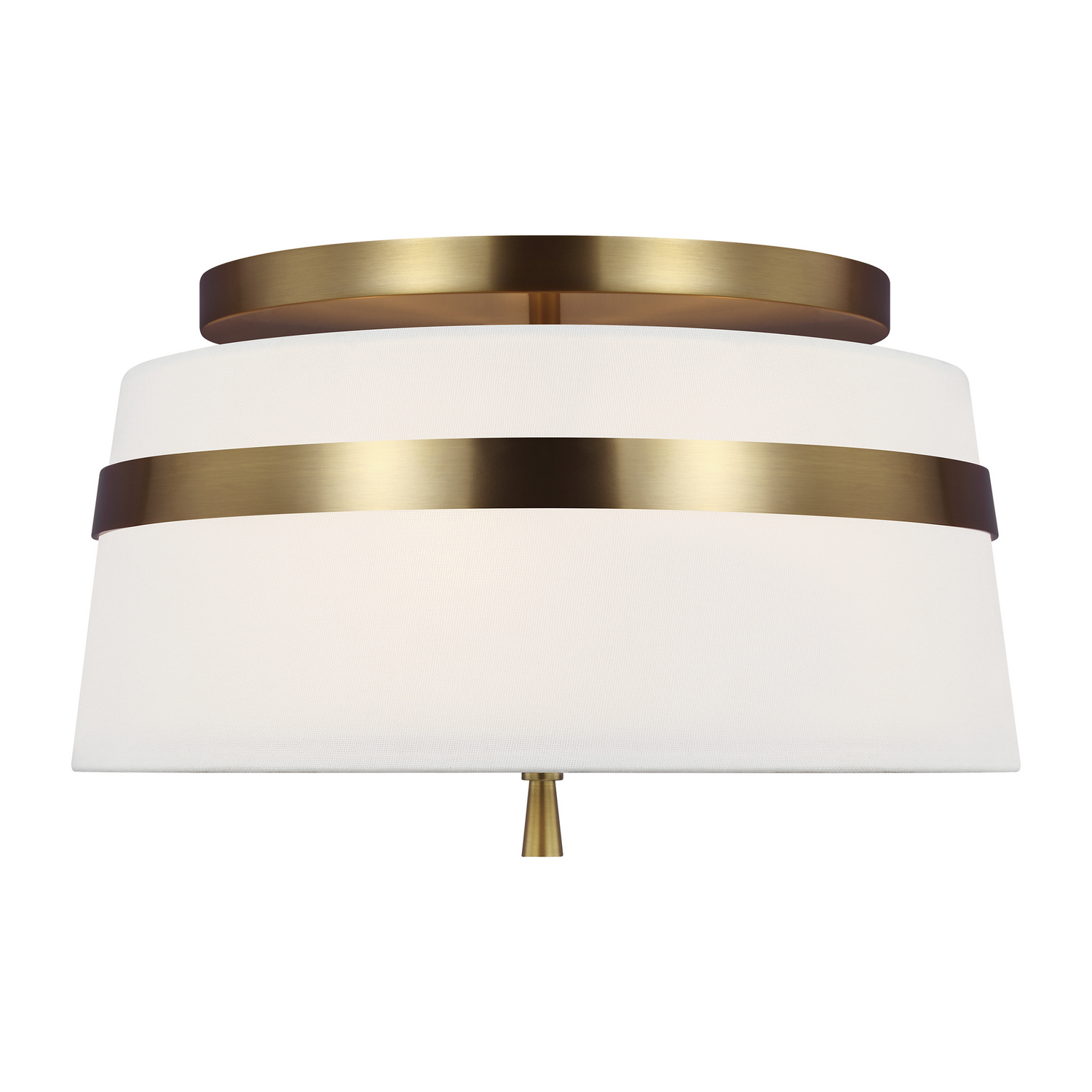 Cordtlandt 3-Light Ceiling Light in Burnished Brass by Alexa Hampton