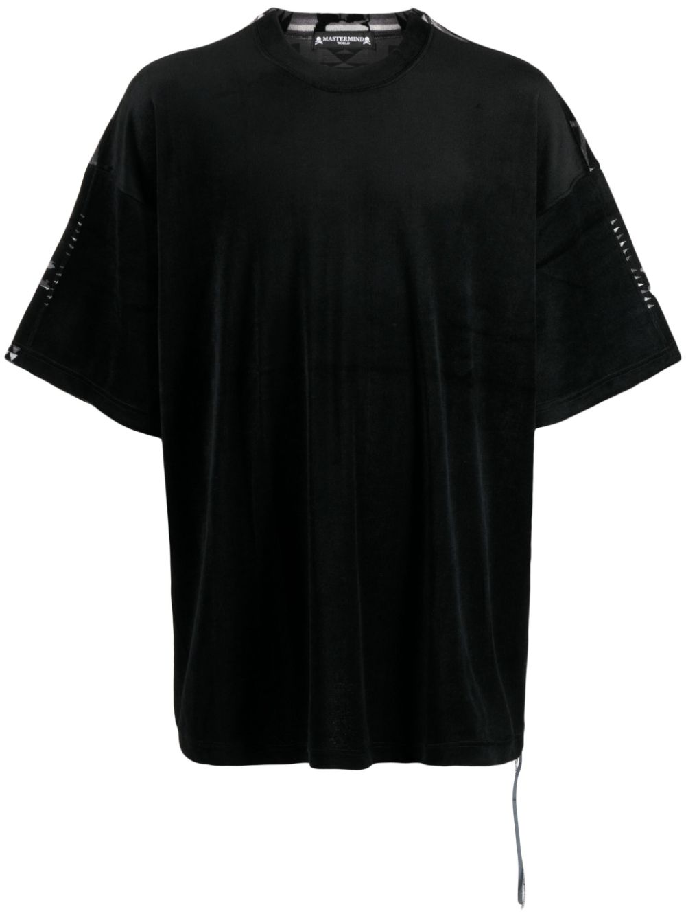 Chimayo panelled T-shirt - Black