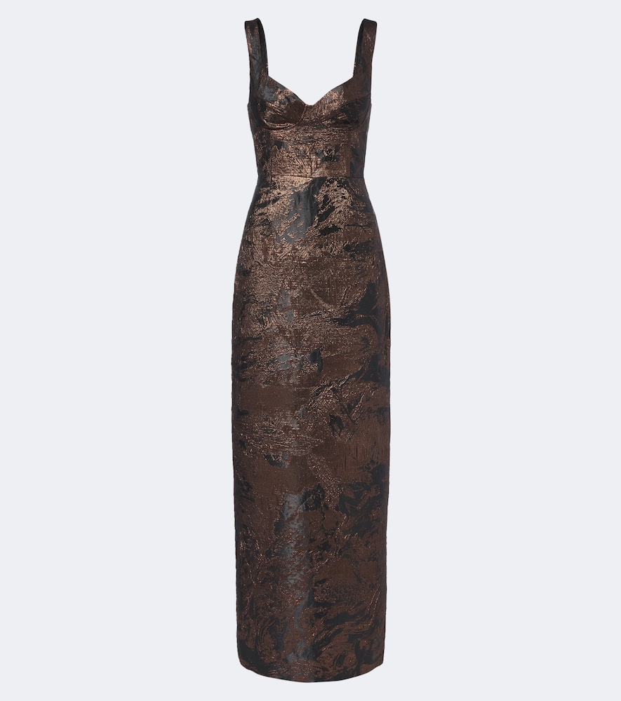 Viella jacquard gown