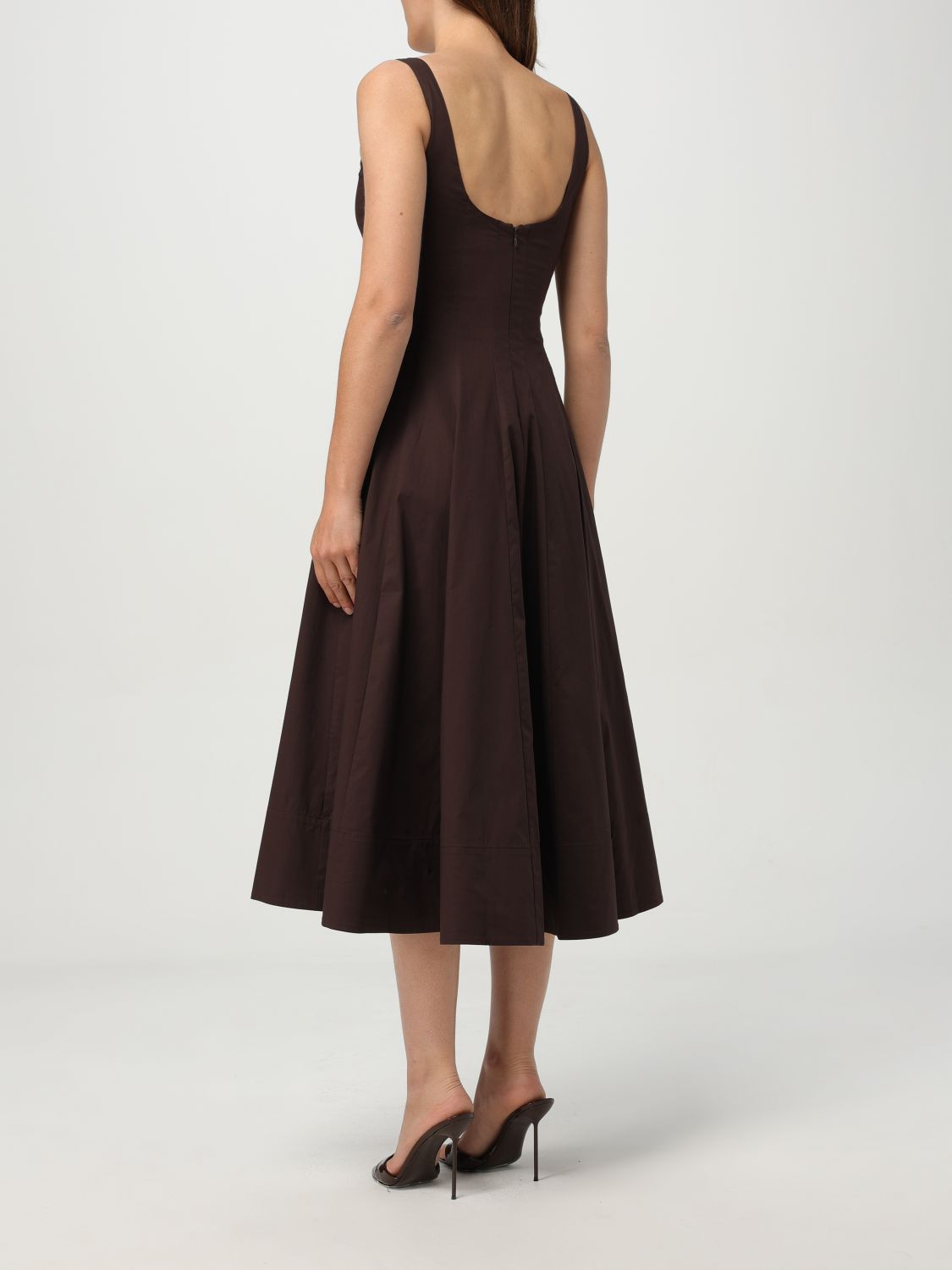 Dress STAUD Woman color Brown